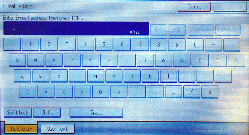 email screen