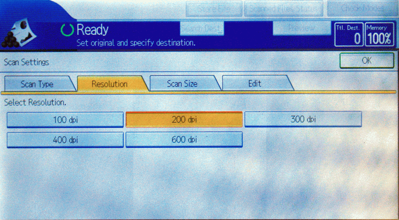 resolution screen