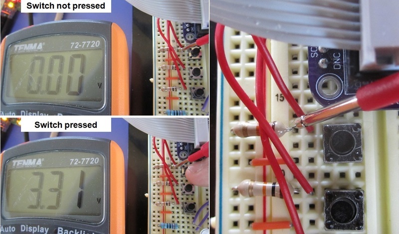 pin and switch voltage checks