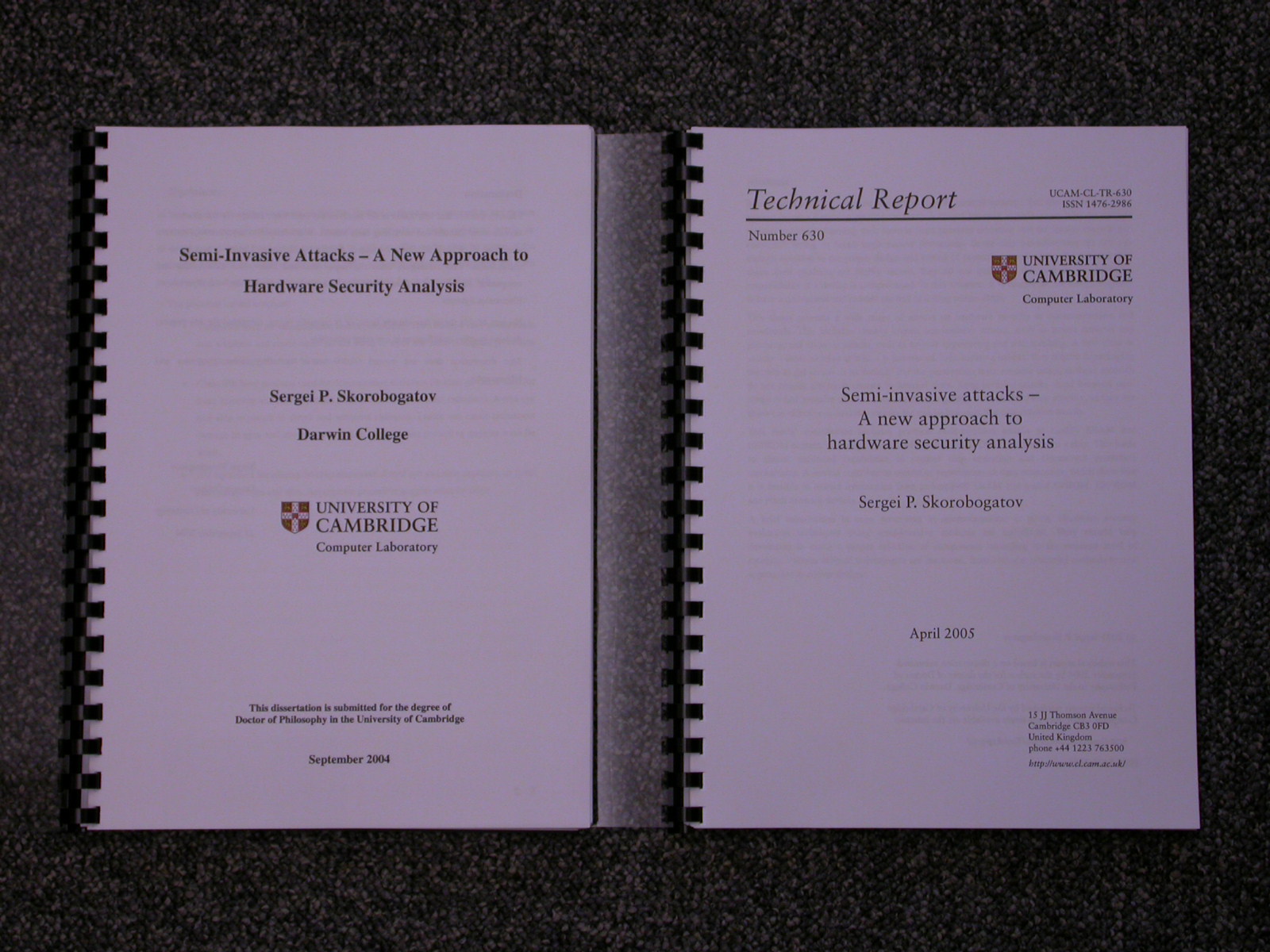 Phd thesis on