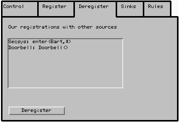 Toaster Deregister Tab