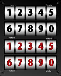 Nicely aligned digit settings