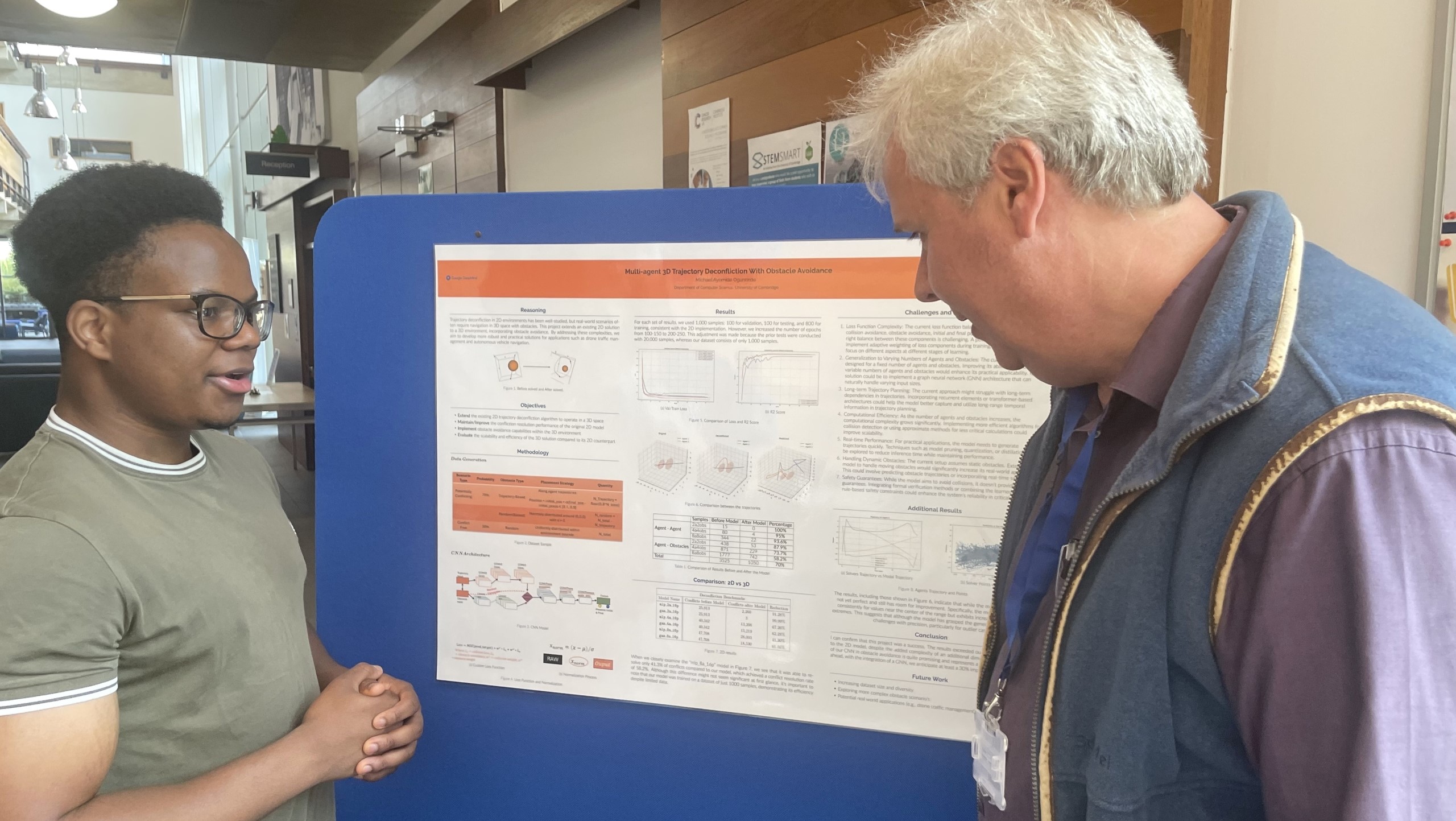 Michael Ogunrinde, an intern on our Research Ready programme to widen participation in postgraduate study