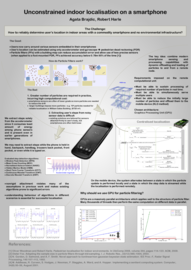 Unconstrained indoor localisation on a smartphone