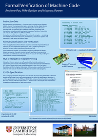 Formal Verification of Machine Code