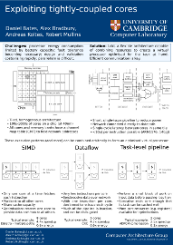 Exploiting tightly-coupled cores