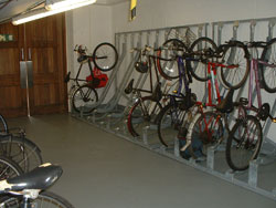 Staff cycle store