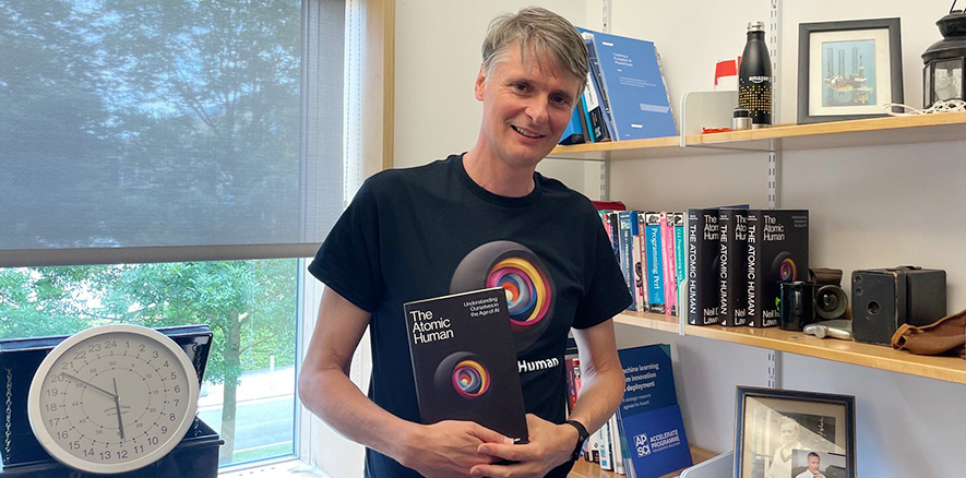 Prof Neil Lawrence's book 'The Atomic Human - Understanding Ourselves in the Age of AI' is published in June 2024 by Penguin