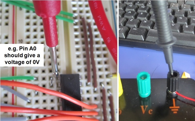 check voltage of I/O expanders