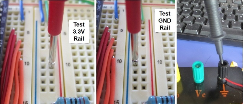 voltage check of other rails