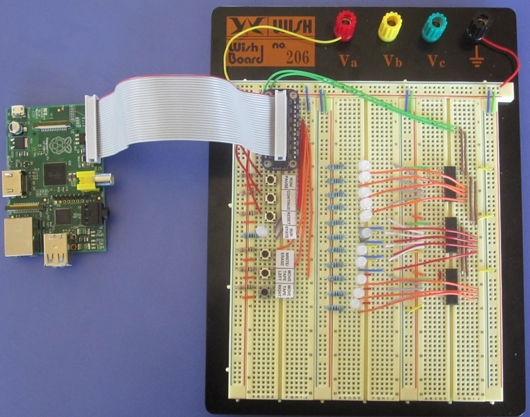 make the breadboard and circuit neater