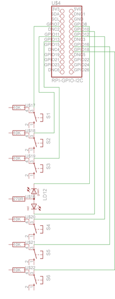 switch + LED circuit diagram