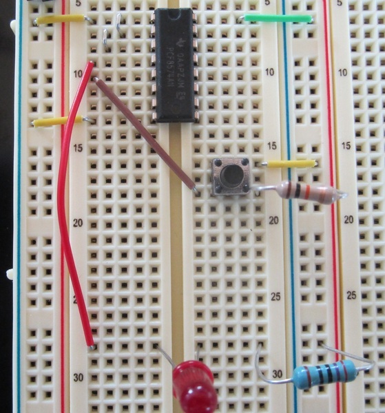 pin connections breadboard + i2c