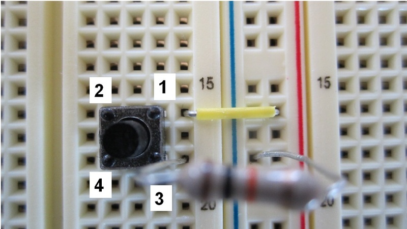 breadboard pin connection