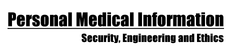 Personal Medical Information