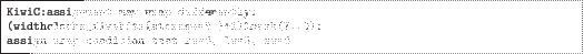 \begin{quoze}
KiwiC:assignment may wrap differently:
(widthclocks_fivebits{storage=8 }+1)&mask(7..0):
assign wrap condition test rw=8, lw=5, sw=8
\end{quoze}