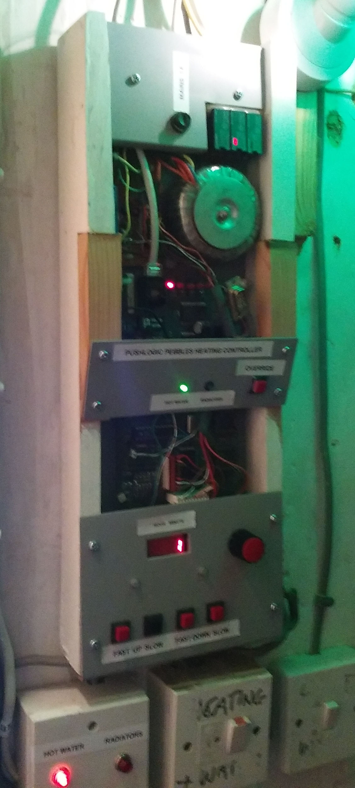 An early UPnP Internet-connected domestic central heating controller