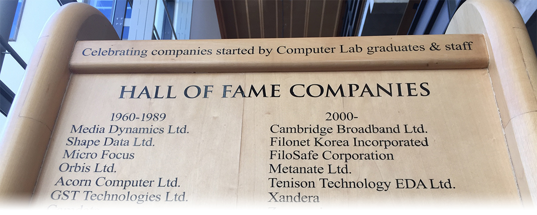 One of the Hall of Fame displays