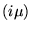 $(i\mu)$