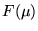 $F(\mu)$