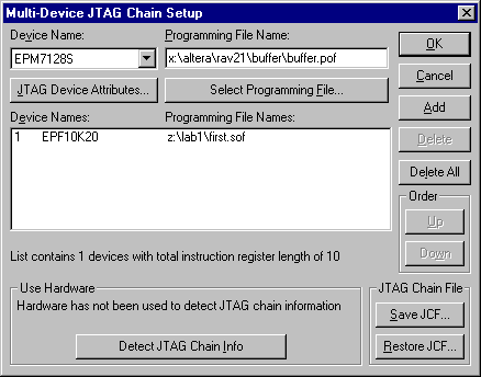 programmer configuration dbox