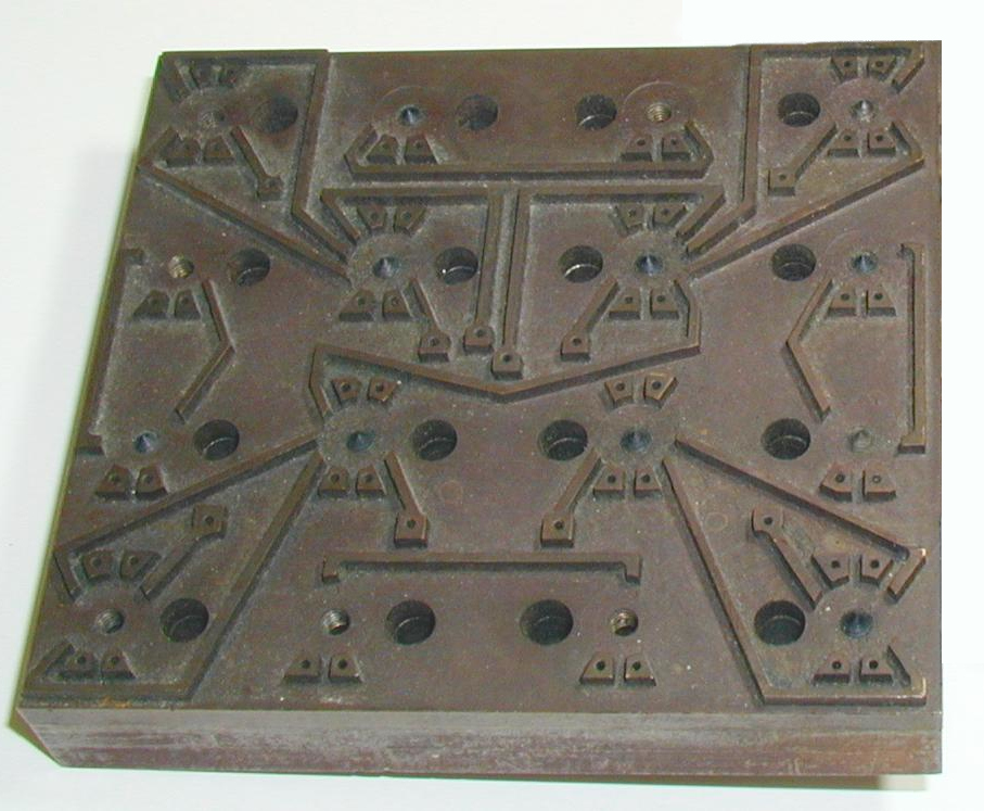 An EDSAC-2 microcode core holder or frame