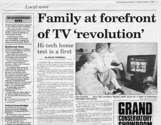 Family at forefront of TV `revolution