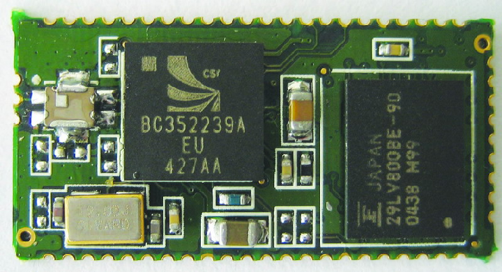 Broadcom (Cambridge Silicon Radio) Bluetooth Module circa 2000.
