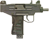 Micro-Uzi submachine gun