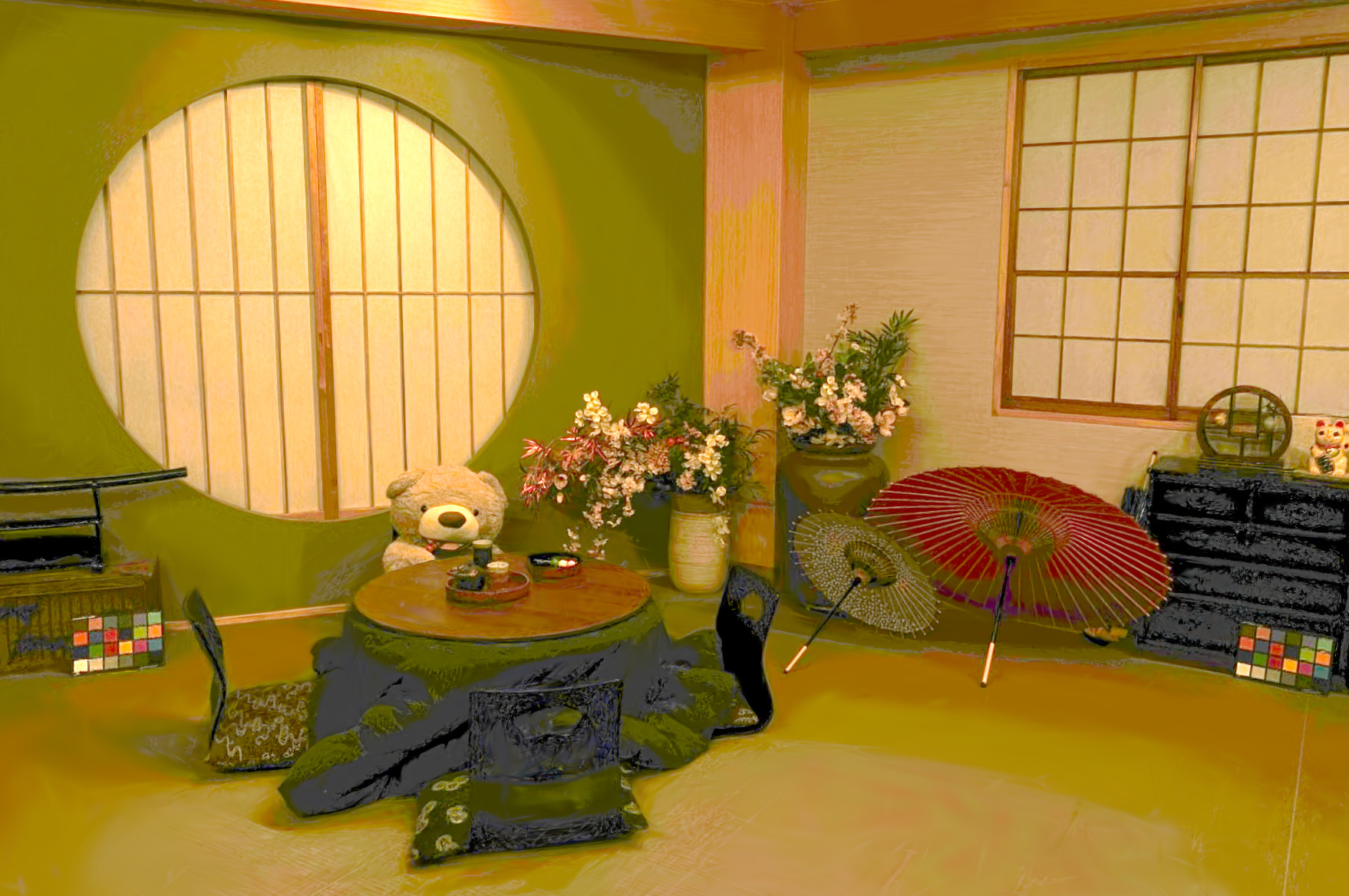 NTF-GS v0 render for held-out frame 0033