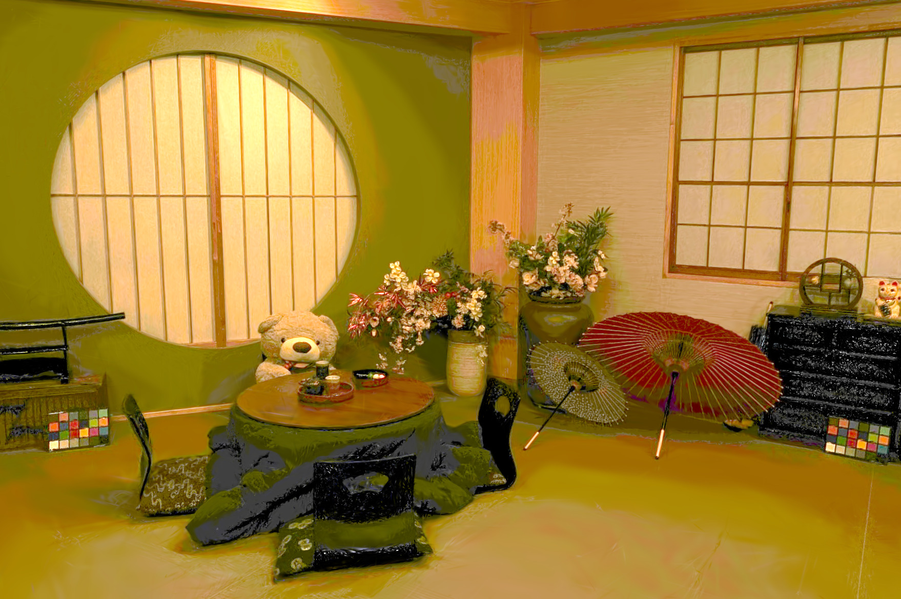 Vanilla 3DGS render for held-out frame 0033