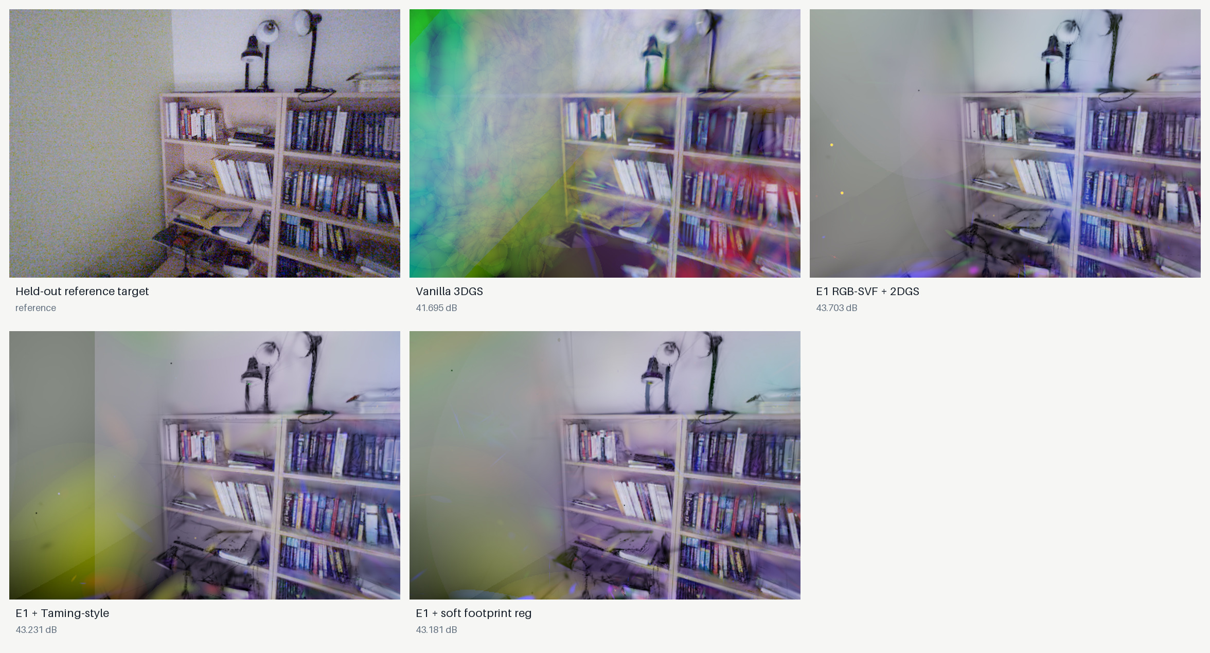Dark3R Bookshelf lossless float comparison