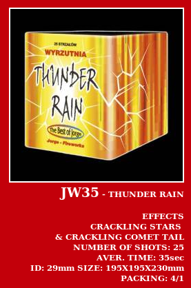 JW35 Thunder Rain firework
      advert