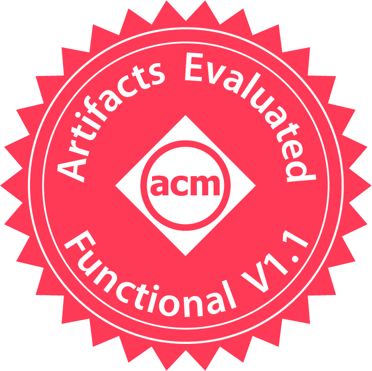 Artifacts Evaluated – Functional